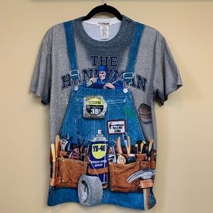 Photo Realistic The Handyman Funny Graphic T Shirt